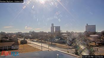 Weather camera view of Follett ISD.