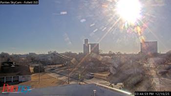 Weather camera view of Follett ISD.