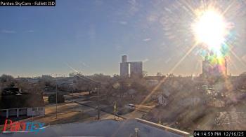 Weather camera view of Follett ISD.