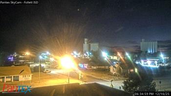 Weather camera view of Follett ISD.