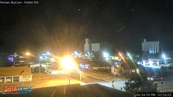 Weather camera view of Follett ISD.