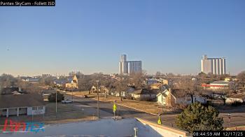 Weather camera view of Follett ISD.