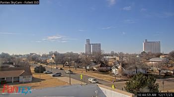 Weather camera view of Follett ISD.