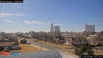 Weather camera view of Follett ISD.
