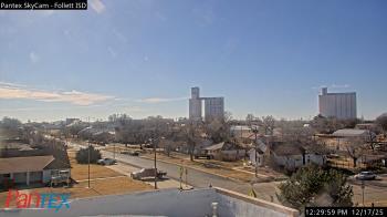 Weather camera view of Follett ISD.