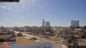 Weather camera view of Follett ISD.
