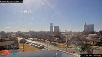 Weather camera view of Follett ISD.