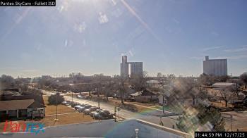 Weather camera view of Follett ISD.