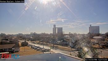 Weather camera view of Follett ISD.