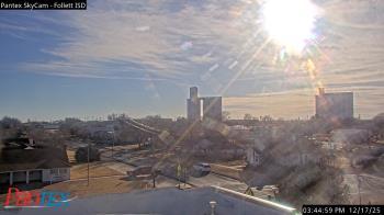 Weather camera view of Follett ISD.
