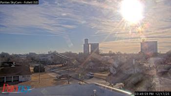 Weather camera view of Follett ISD.