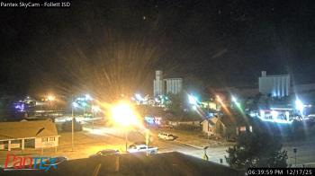 Weather camera view of Follett ISD.