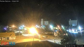 Weather camera view of Follett ISD.