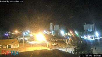 Weather camera view of Follett ISD.