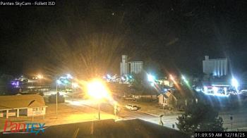 Weather camera view of Follett ISD.