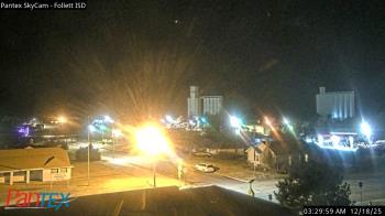 Weather camera view of Follett ISD.