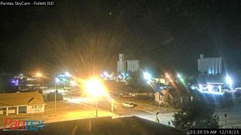 Weather camera view of Follett ISD.
