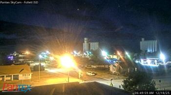 Weather camera view of Follett ISD.