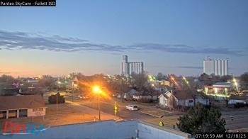 Weather camera view of Follett ISD.