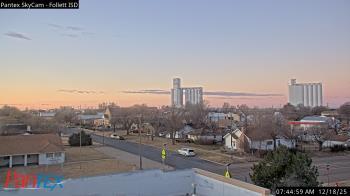 Weather camera view of Follett ISD.