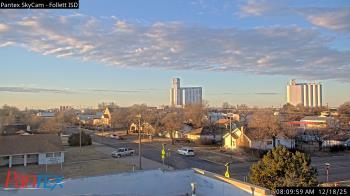 Weather camera view of Follett ISD.
