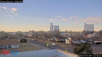 Weather camera view of Follett ISD.