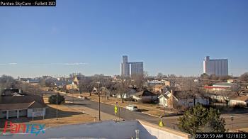Weather camera view of Follett ISD.