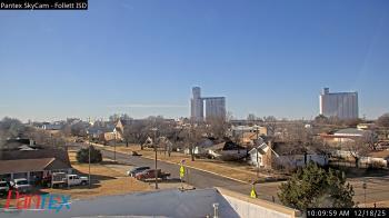 Weather camera view of Follett ISD.