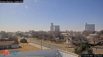 Weather camera view of Follett ISD.