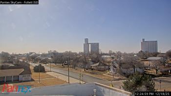 Weather camera view of Follett ISD.
