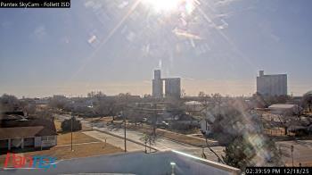 Weather camera view of Follett ISD.