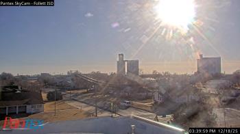 Weather camera view of Follett ISD.