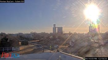 Weather camera view of Follett ISD.