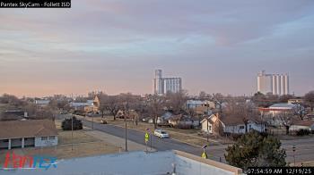Weather camera view of Follett ISD.