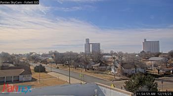 Weather camera view of Follett ISD.