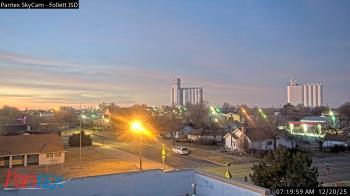 Weather camera view of Follett ISD.