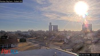 Weather camera view of Follett ISD.