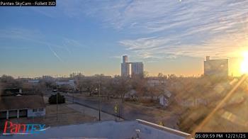 Weather camera view of Follett ISD.