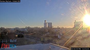 Weather camera view of Follett ISD.