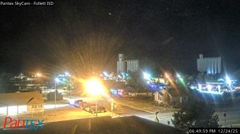 Weather camera view of Follett ISD.