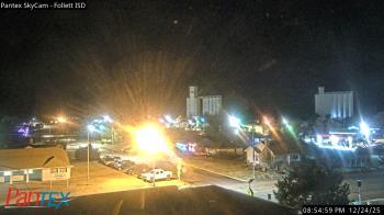 Weather camera view of Follett ISD.
