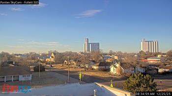Weather camera view of Follett ISD.