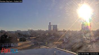 Weather camera view of Follett ISD.