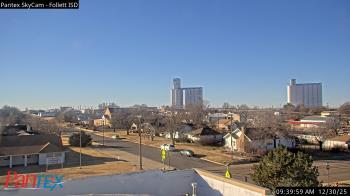 Weather camera view of Follett ISD.