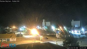 Weather camera view of Follett ISD.