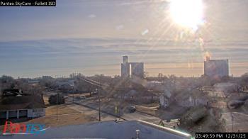 Weather camera view of Follett ISD.