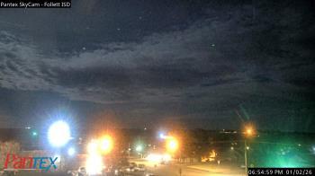 Weather camera view of Follett ISD.
