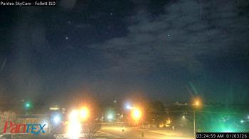 Weather camera view of Follett ISD.
