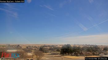 Weather camera view of Follett ISD.