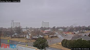 Weather camera view of Follett ISD.